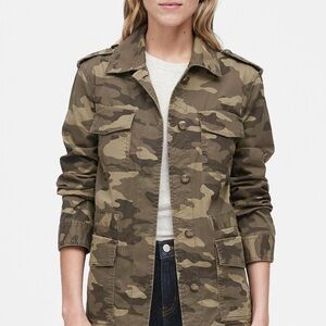 Banana Republic Camo Utility Jacket Size XS Camouflage Coat